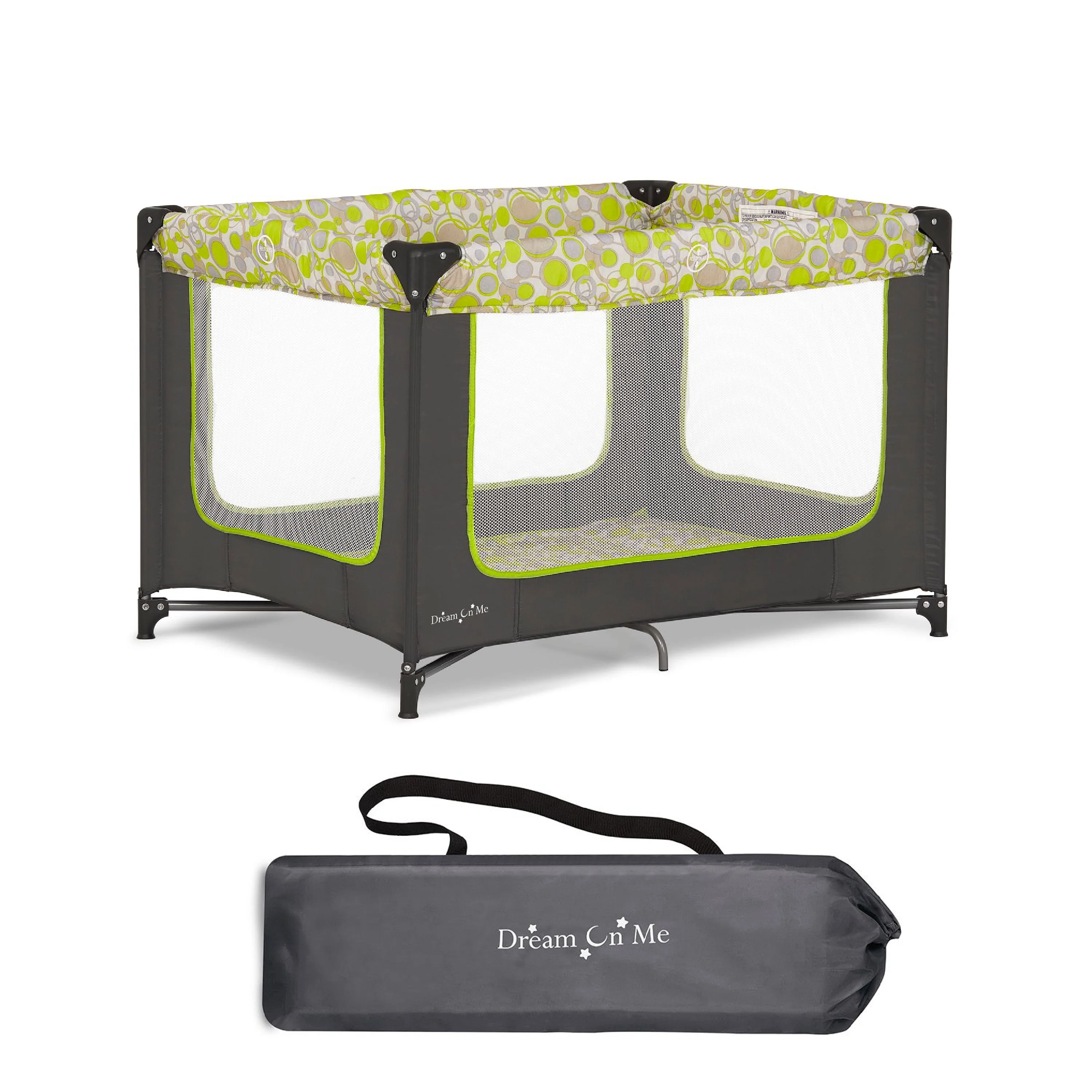 Dream On Me Zodiak Portable Playard with Carry Bag & Shoulder Strap, Navy
