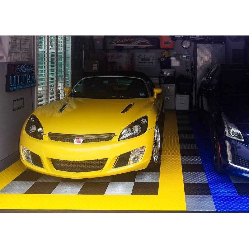 Big Floors GarageTrac Diamond Durable Interlocking Modular Garage Flooring Tile - Shop Hardware Tools Online Store
