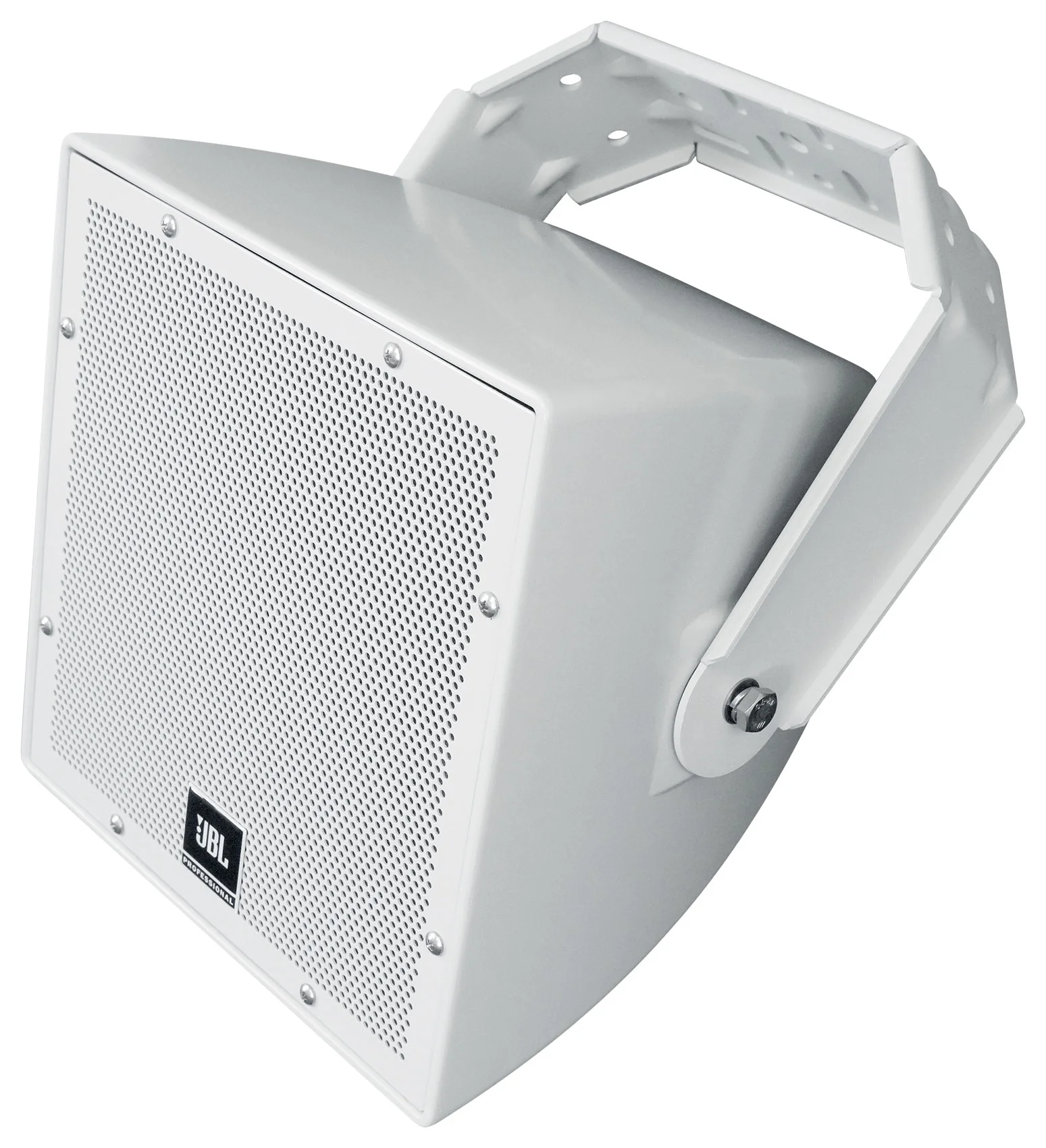 (2) JBL AWC82 8" White Indoor/Outdoor 70V Surface Mount Commercial Speakers