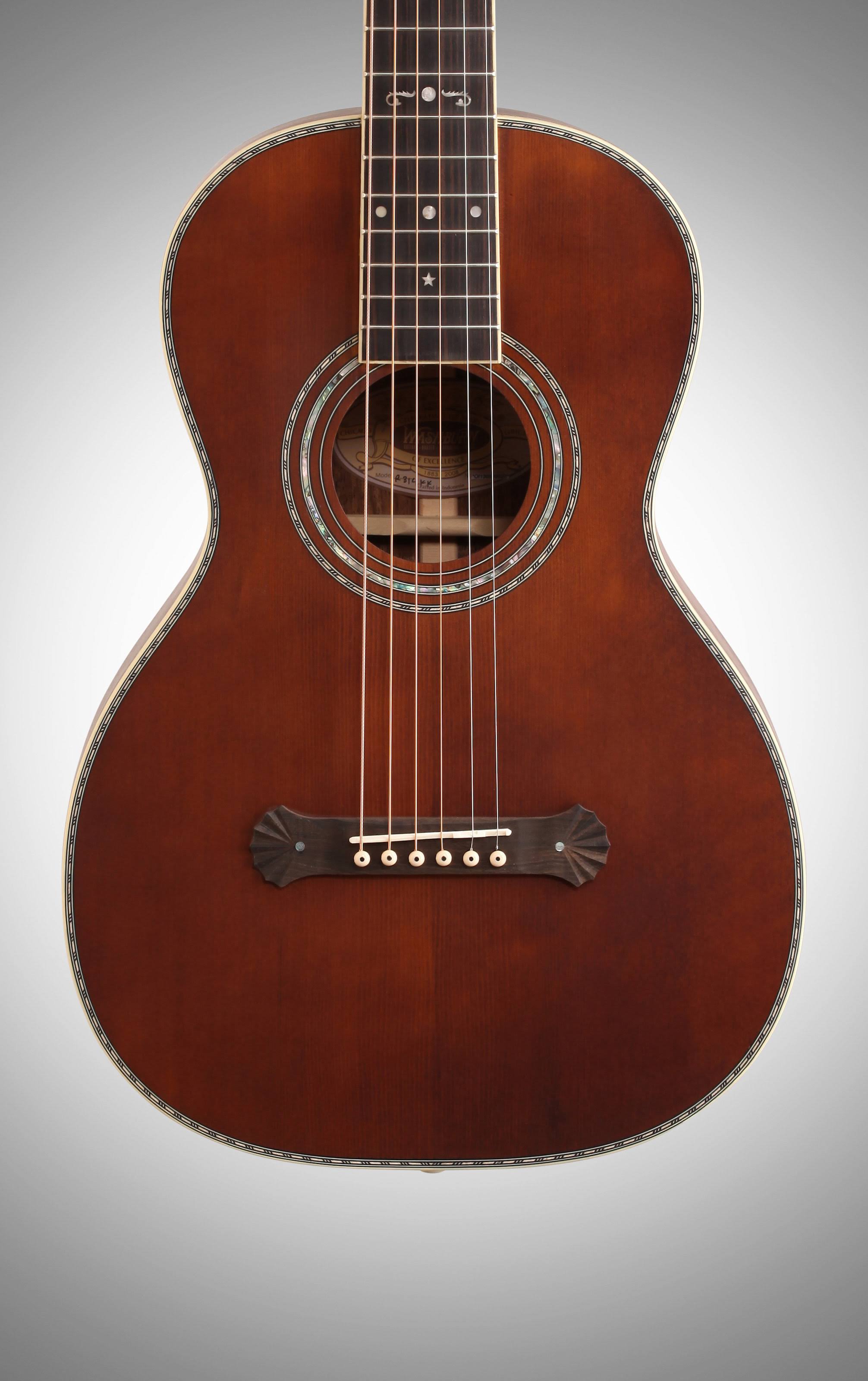 Washburn R314KK Parlor Acoustic Guitar Vintage Natural - Avayadevconnect