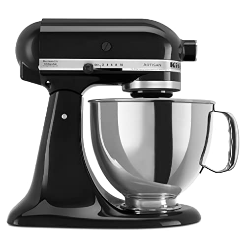 KitchenAid Artisan Series 5 Quart Tilt Head Stand Mixer with Pouring Shield KSM150PS, Removable bowl, Aqua Sky