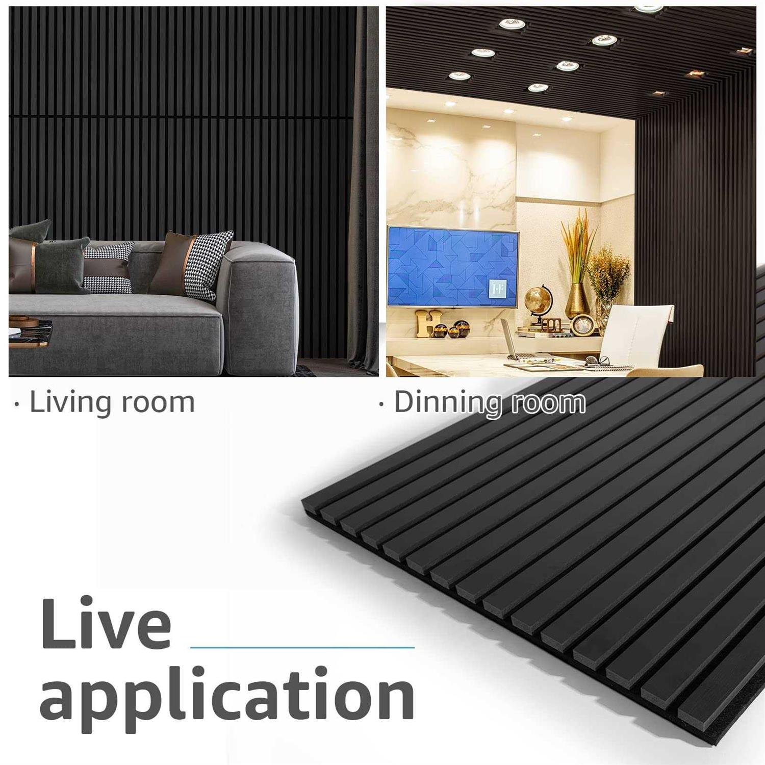 Art3d 2 Wood Slat Acoustic Panels for Wall and Ceiling - Shop Hardware Tools Online Store