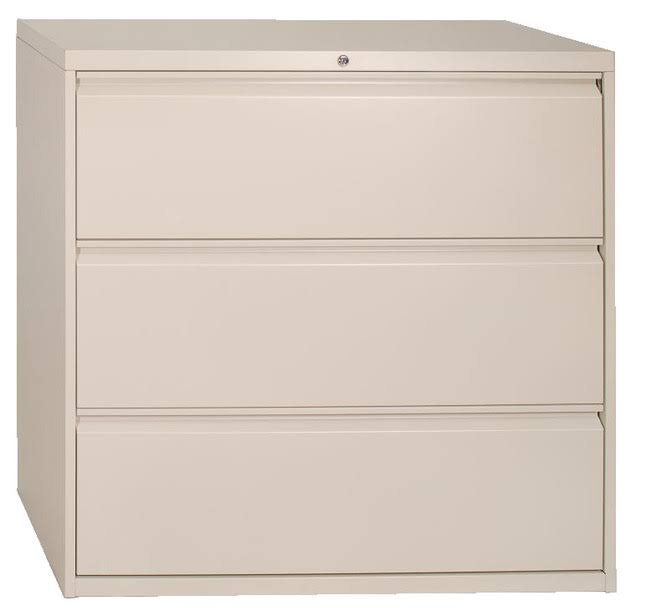 Classroom Select Lateral File Cabinet with Full Pull, 3 Drawers, 42 x 18 x 40 Inches