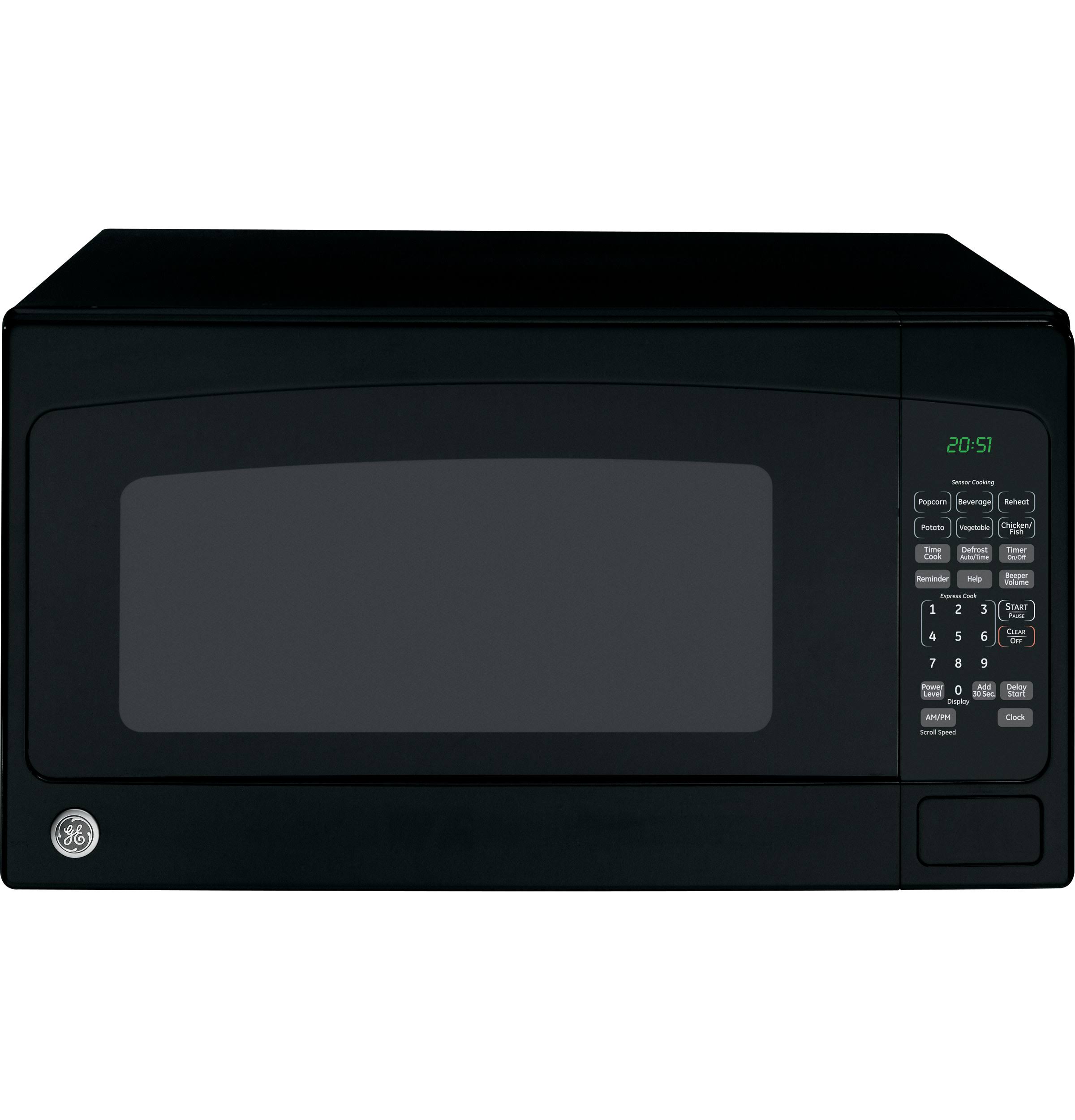 GE JES2051 1200W Countertop Microwave Oven - 2 cu ft  - black - Avayadevconnect