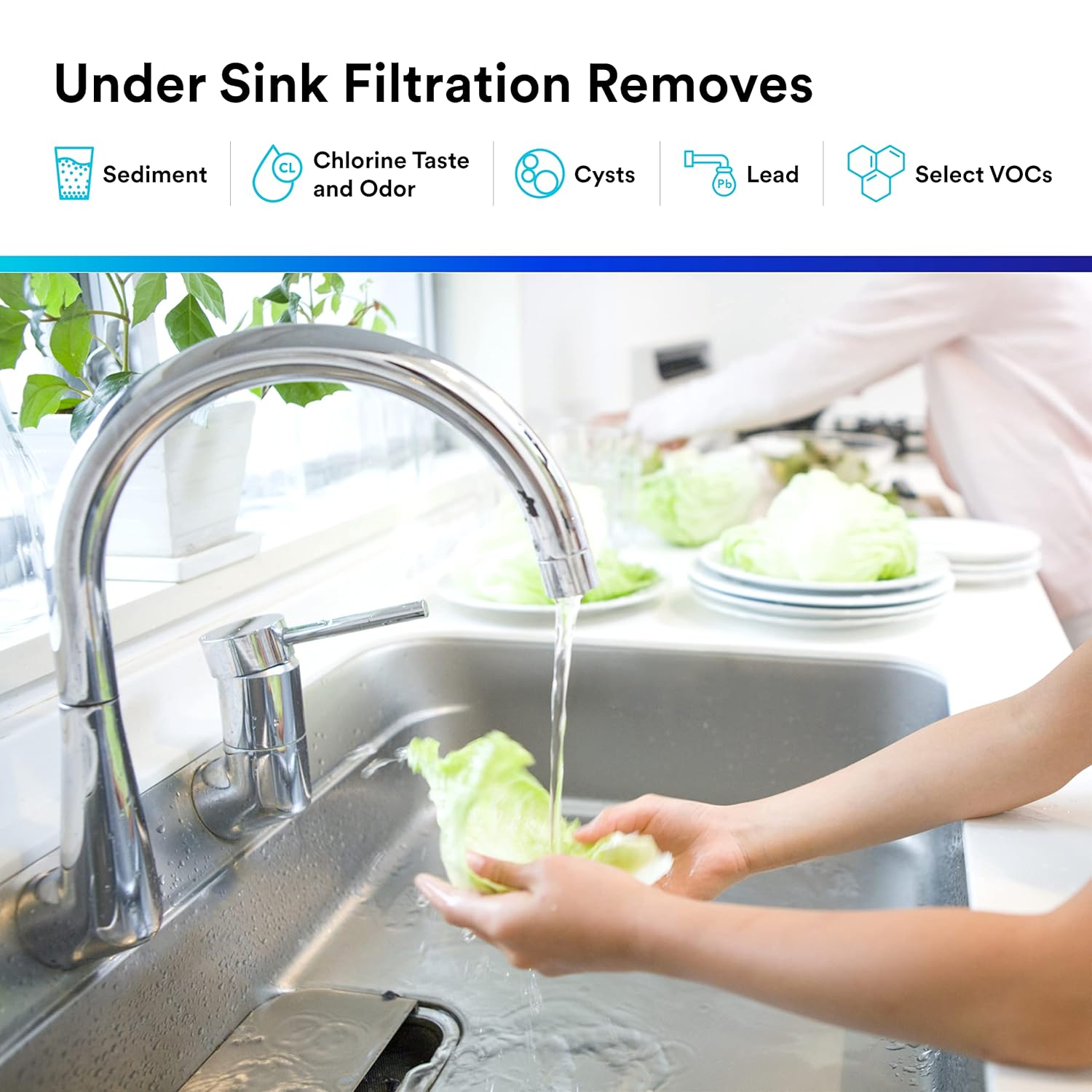 3M Aqua-Pure Under Sink Full Flow Drinking Water Filter System 3MFF100 and Replacement Filter 3MFF101