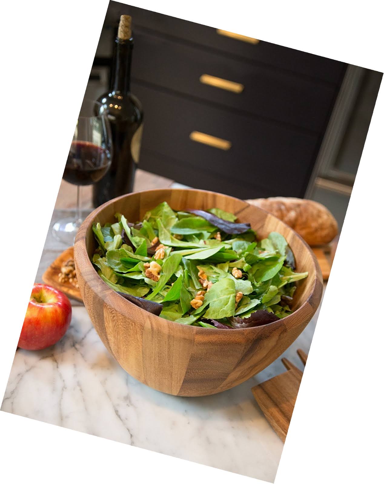 Ironwood Gourmet Extra Large Acacia Wood Bowl