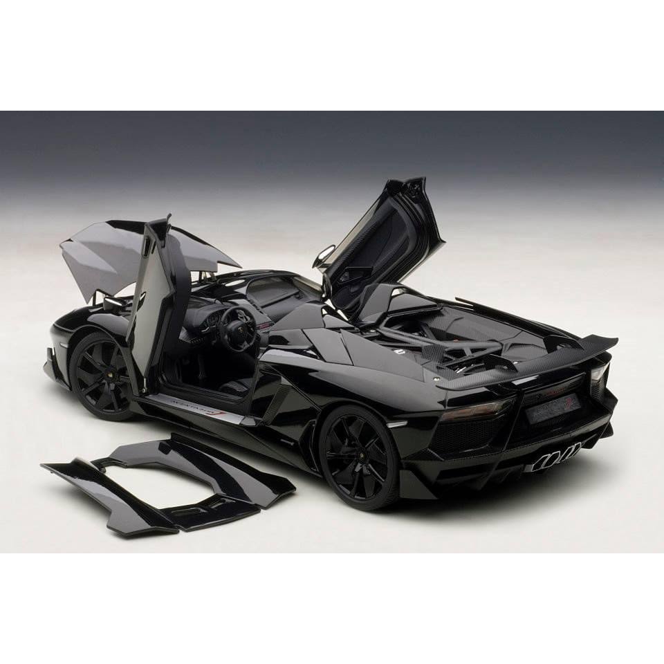 AUTOart 1/18 Lamborghini Aventador J (Black) Diecast Car Model 74676