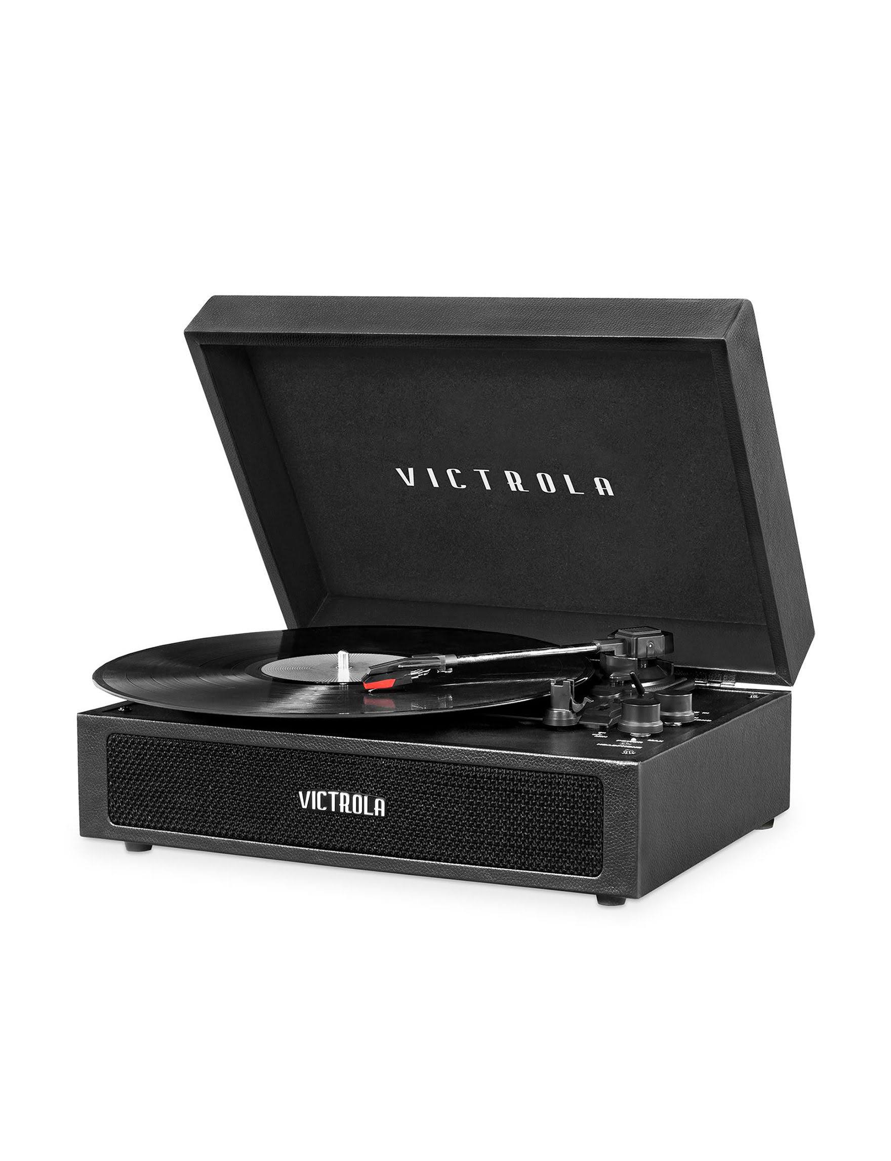 Victrola Parker Bluetooth Suitcase Record Player with 3-Speed Turntable