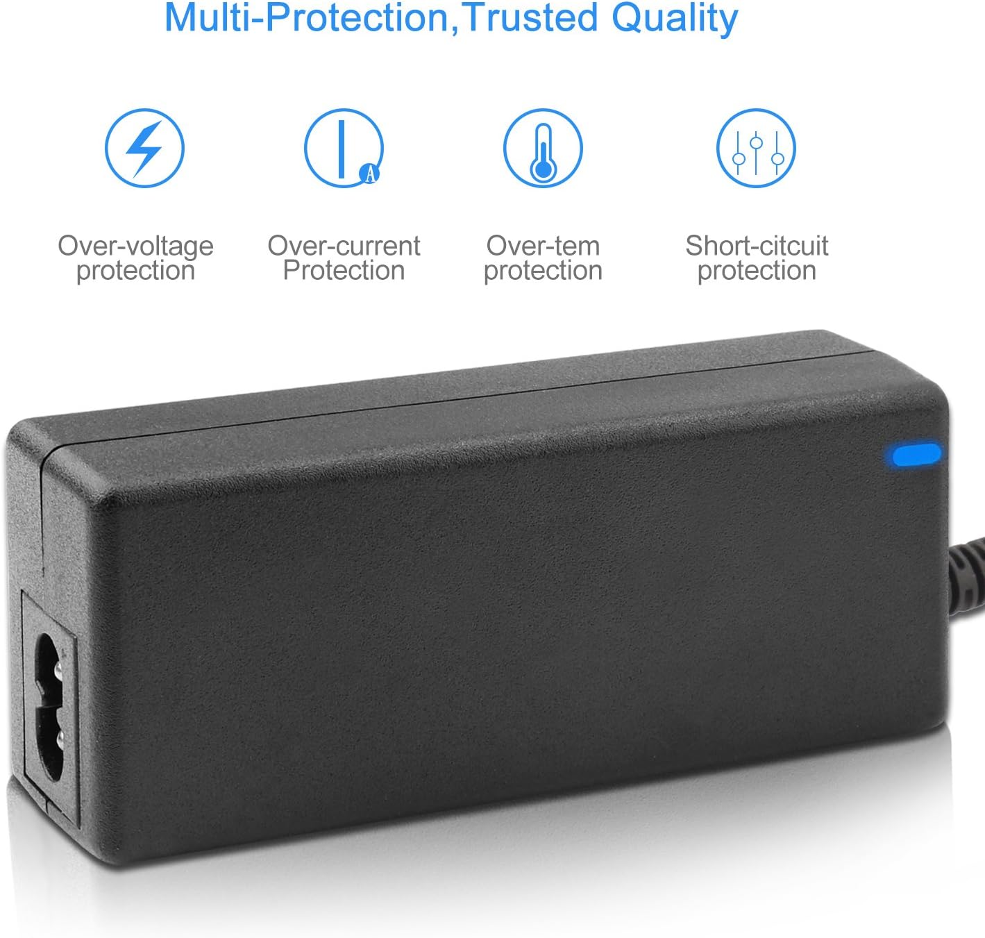 4-Pin AC/DC Adapter for PGB EA11011D-120 Synology DiskStation Network Attached Storage NAS Server, DS918+ DS918 4 Bay Power Supply Cord Cable PS Charger Mains PSU