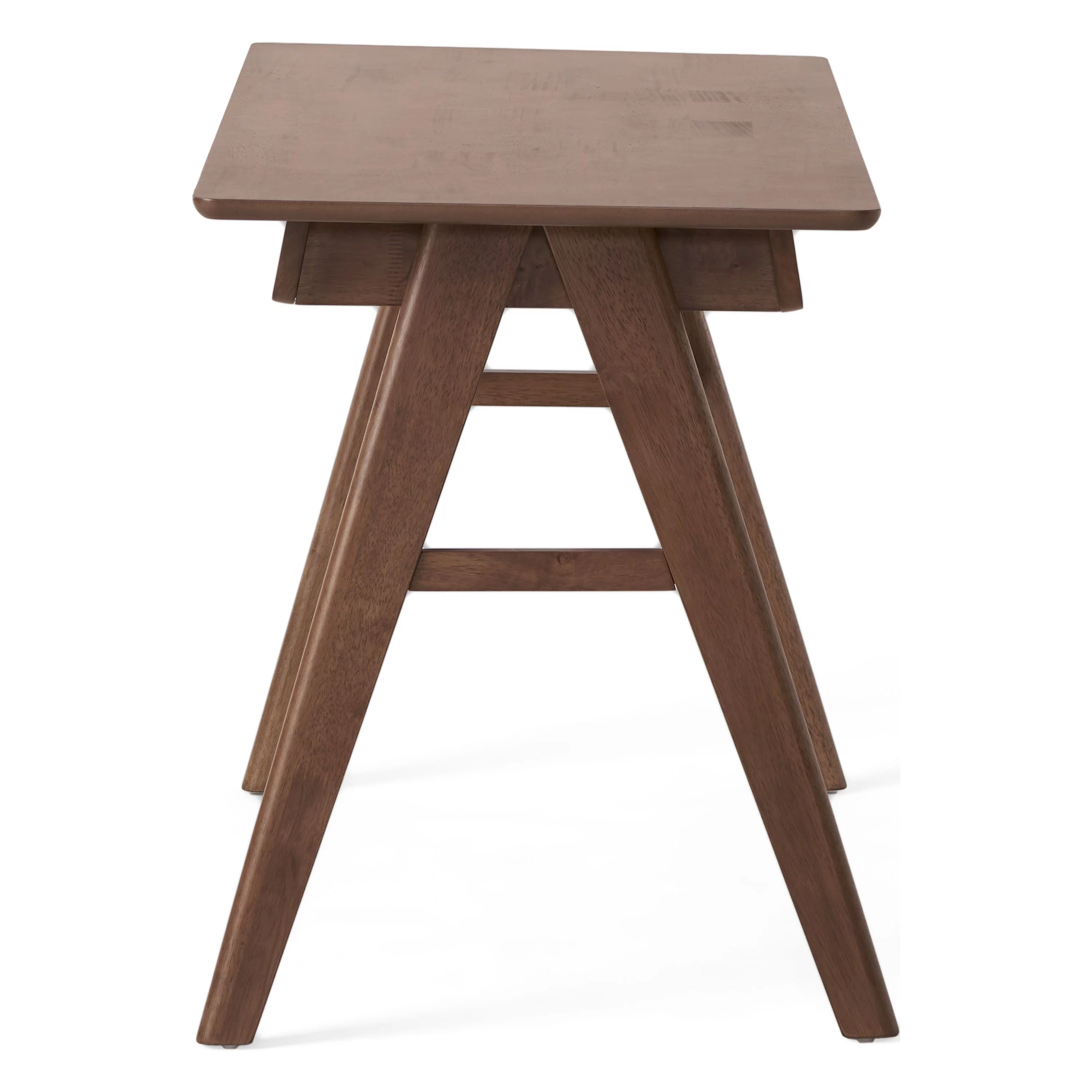 Belle Mid Century Wood Desk Walnut