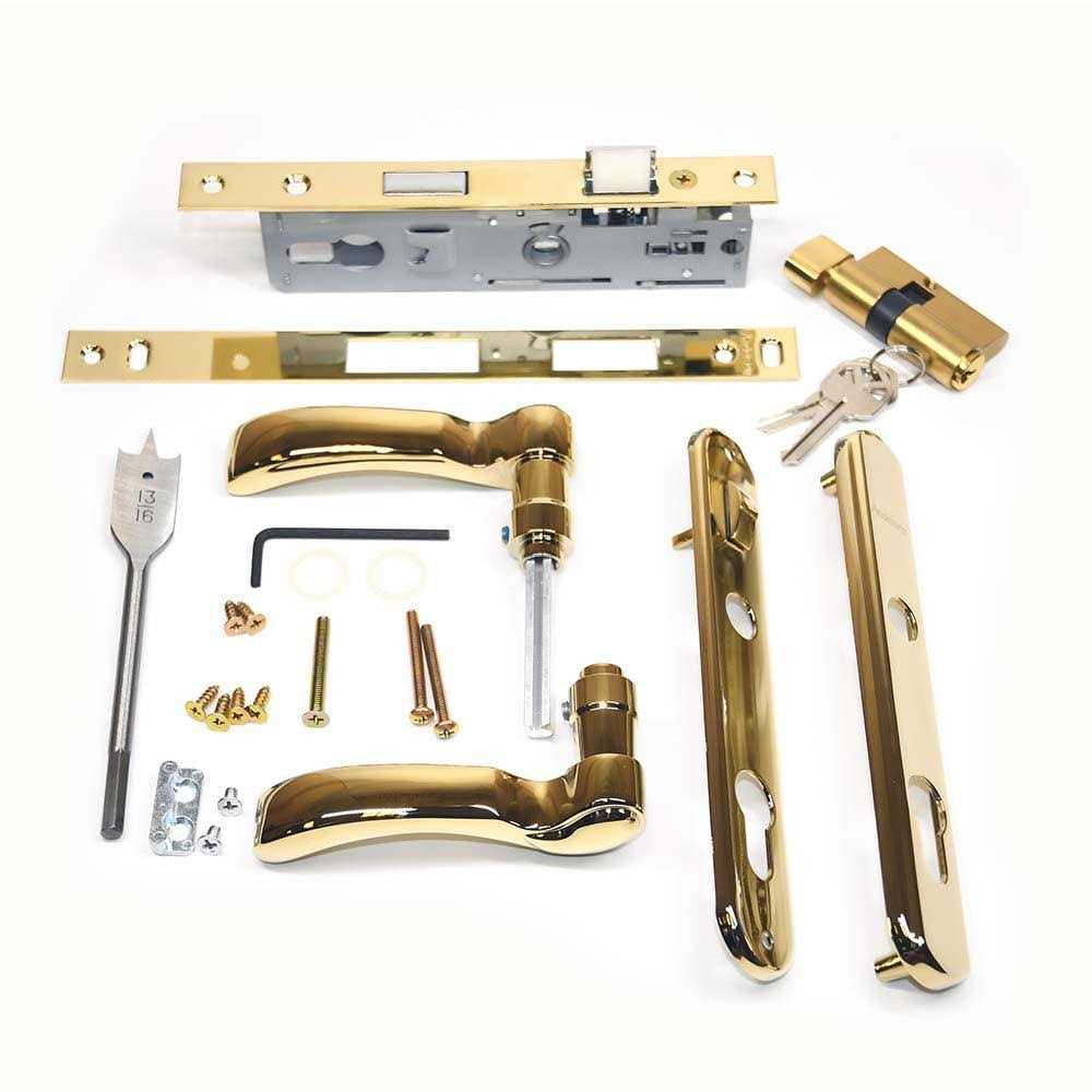 Andersen Storm Door Handle Assembly in Brass Finish Traditional Style 2004 to Present - Shop Hardware Tools Online Store
