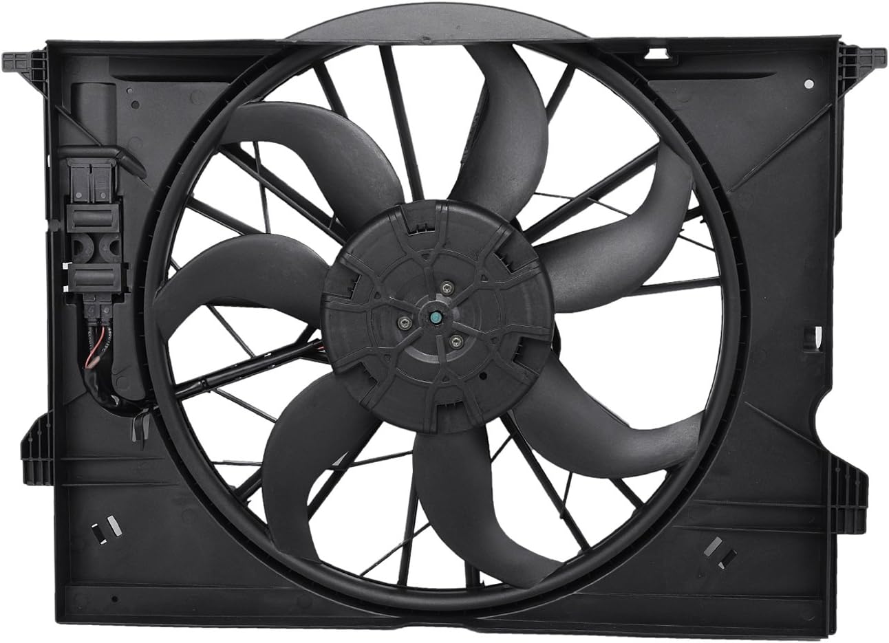 TOPAZ 2115001693 Radiator Cooling Fan Brushless Motor Assembly for Mercedes W211