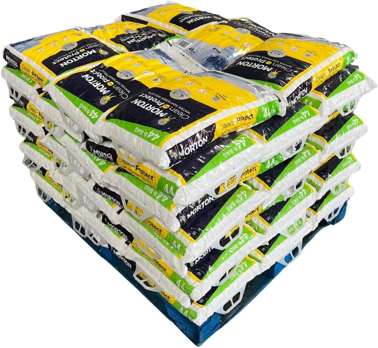 Morton Salt Clean and Protect Water Softener Salt Pellets - 1 Pallet - 40 lbs - 56 bags