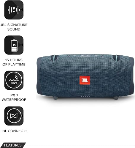 JBL Xtreme 2, Waterproof Portable Bluetooth Speaker, Black