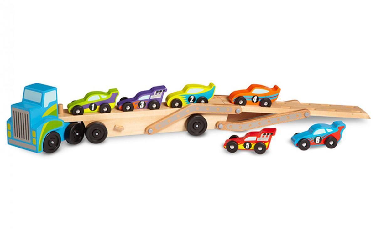 Melissa u0026 Doug Race Car Carrier