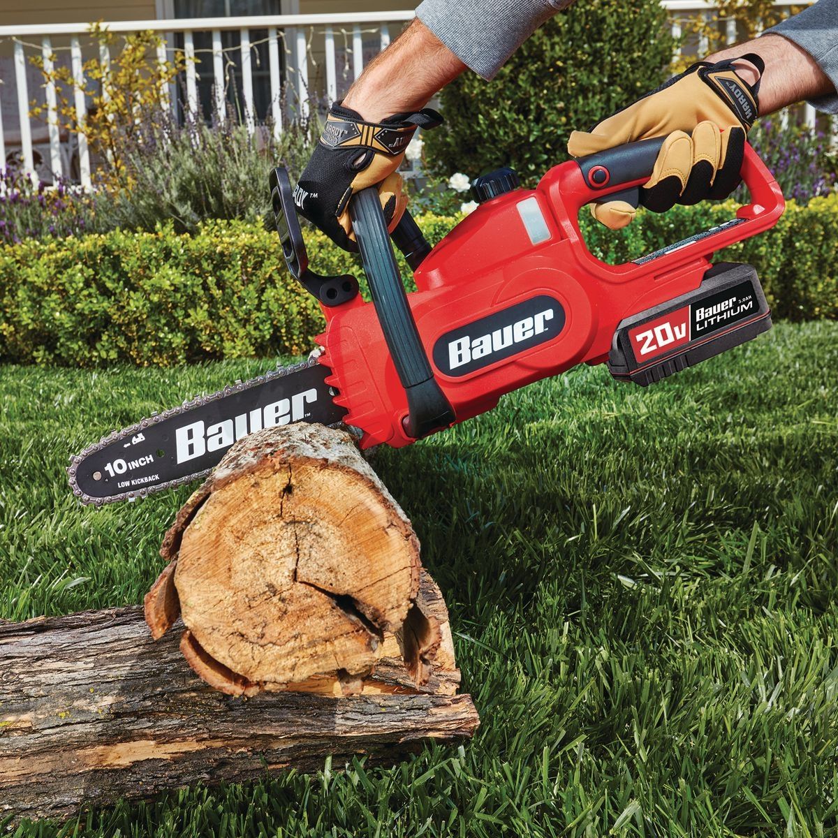 BAUER 20V Cordless, 10 in. Chainsaw 窶・Tool Only
