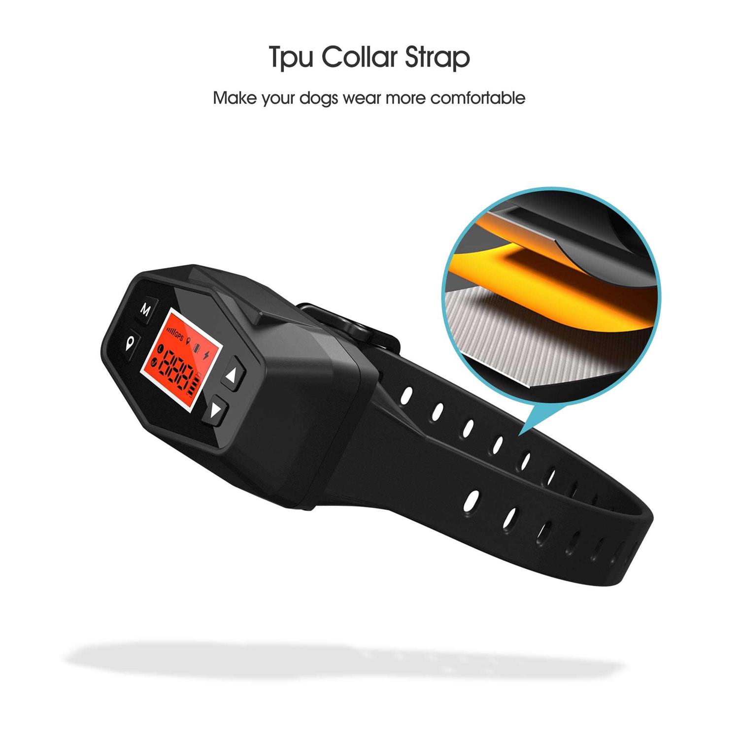 Petdiary F800 GPS Dog Fence System Outdoor Wireless GPS Dog Fencing Collar with Beep Vibration Static Shock - Pet Supplies online store