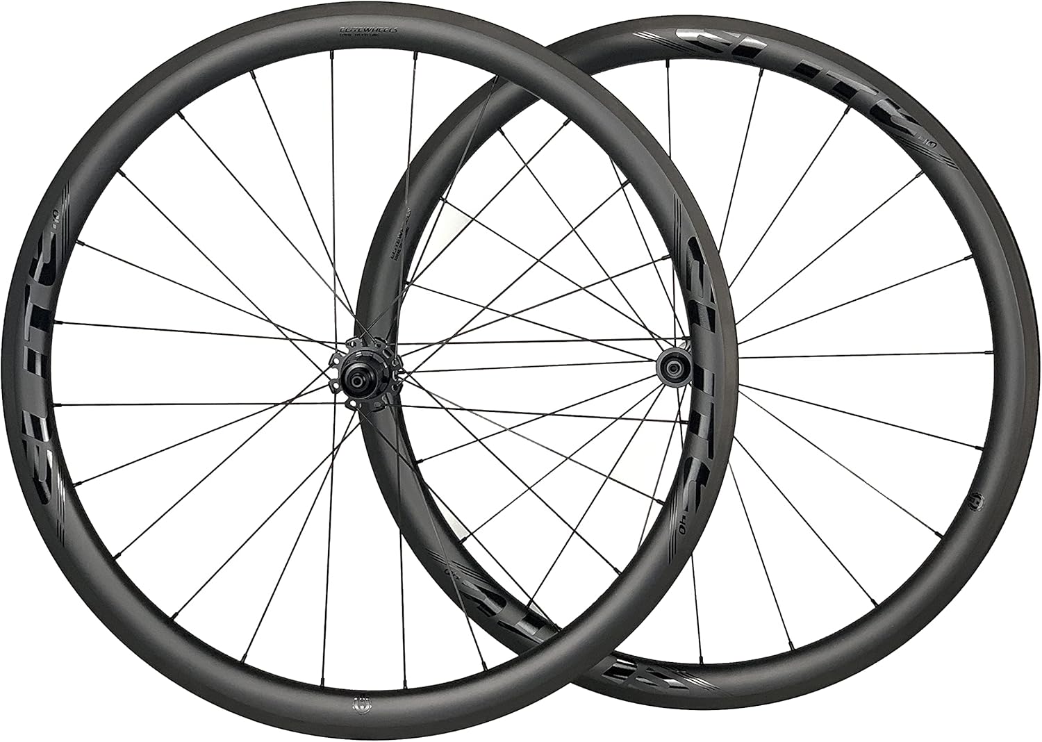ELITEWHEELS Road Bike Carbon Wheels 700c Clincher 38/50/60/88mm Carbon Wheelset Tubeless Ready Cycling Wheel U Shape