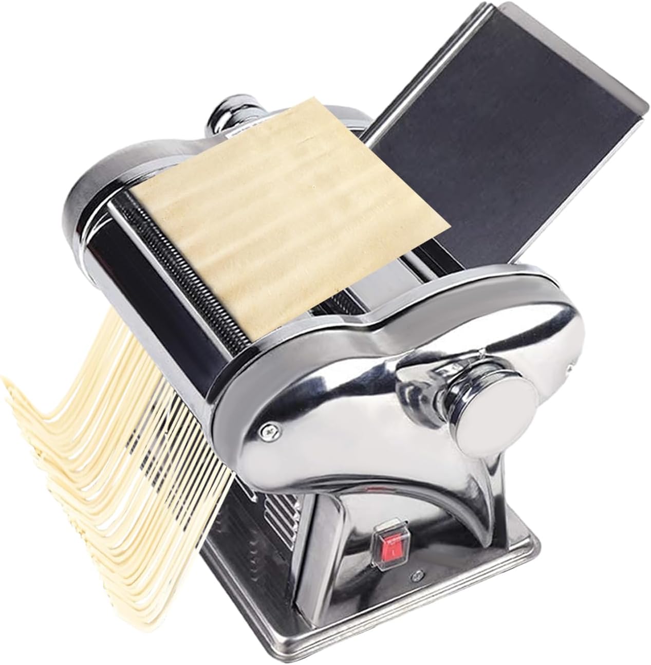 Commercial Electric Dough Roller Sheeter Noodle Pasta Maker Machine Stainless