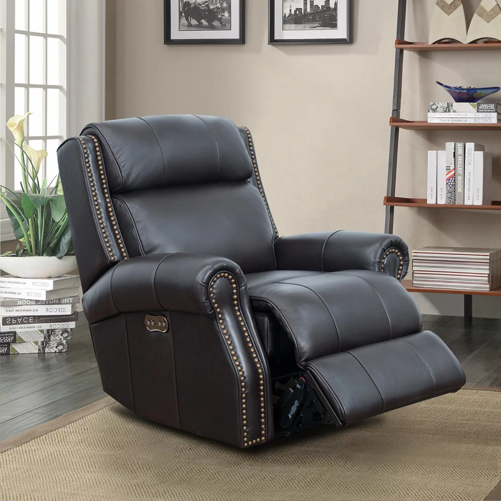 Barcalounger Blair Leather Big &amp; Tall Power Recliner