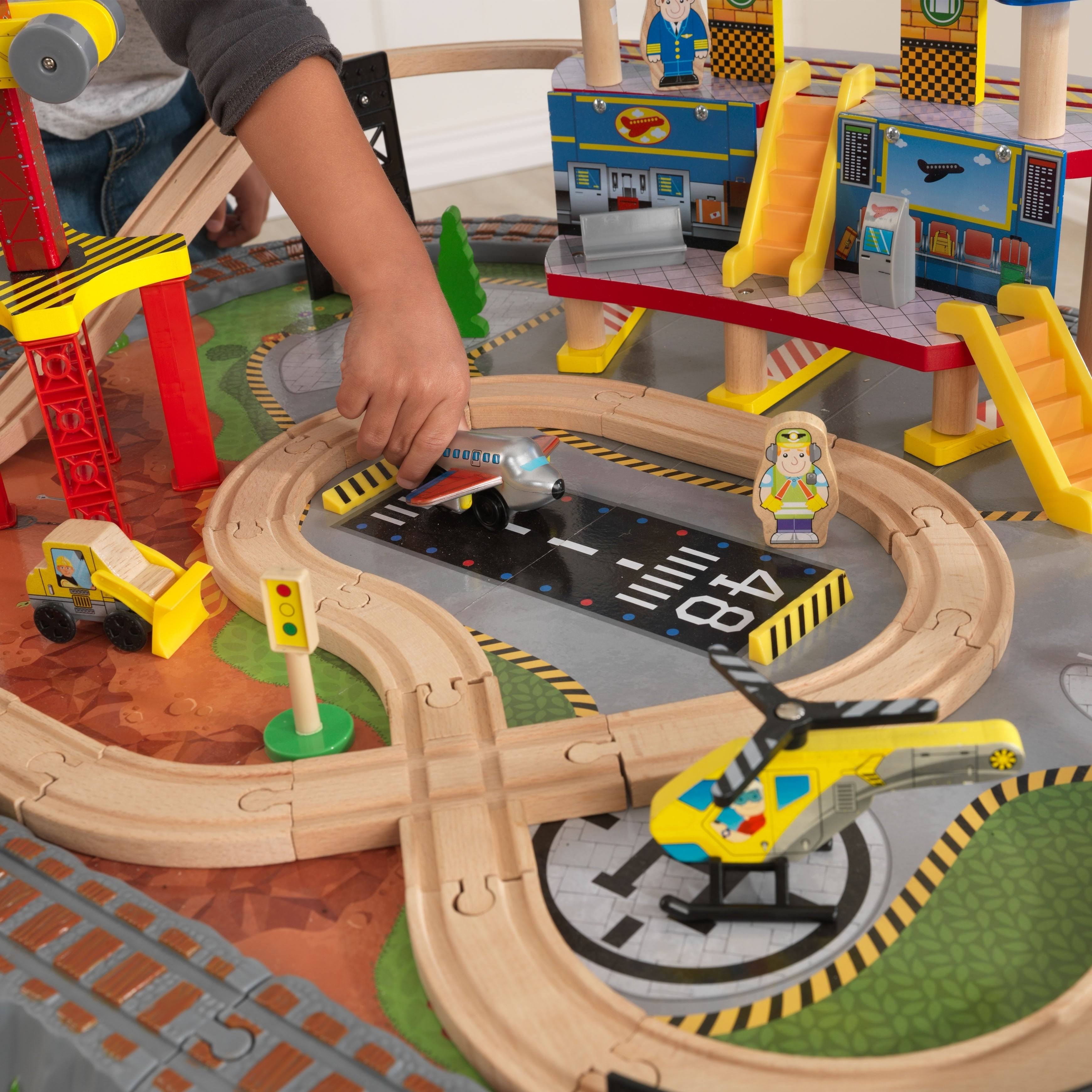 Kidkraft Transportation Station Train Set u0026 Table