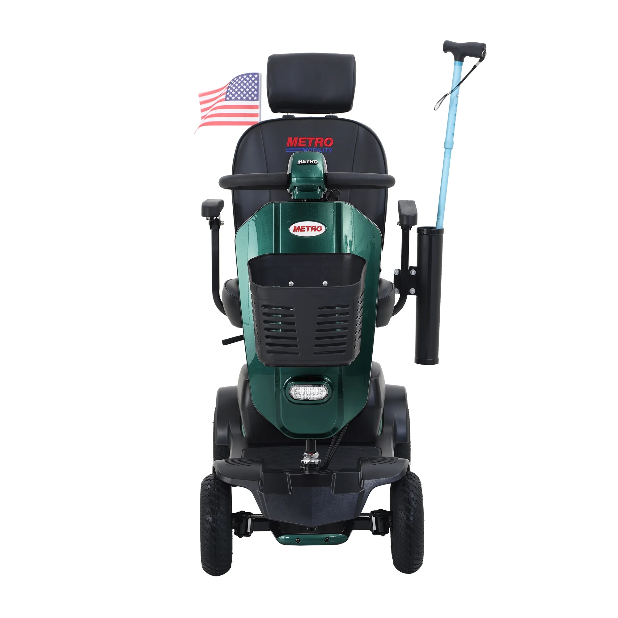 Metro Mobility Senior Scooter Folding Scooter 4 Wheel Scooter with USB Port Purple