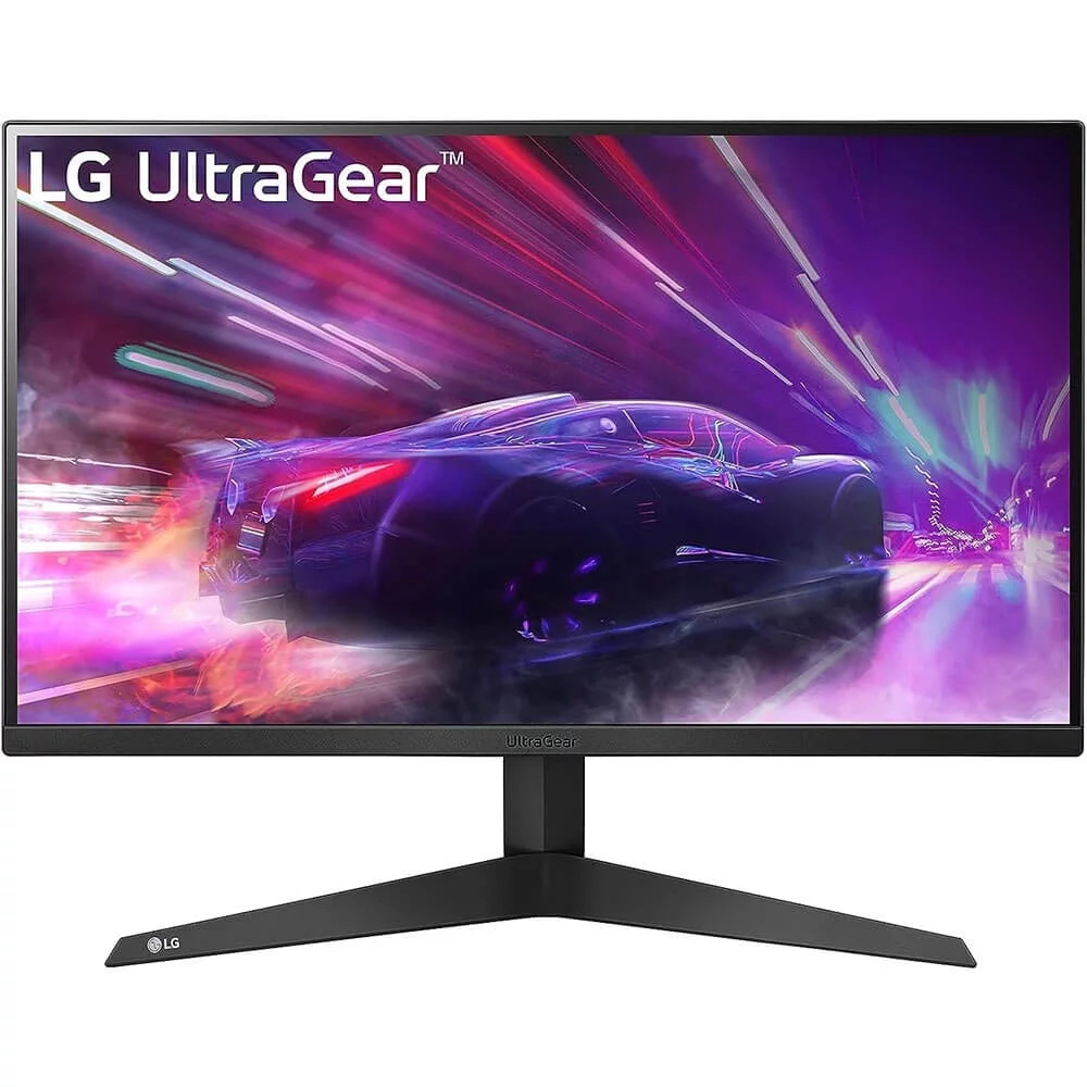 LG UltraGear 24\" 1920 x 1080 LCD Auto Input Switch, Black Stabilizer Technology Gaming Monitor, 24GQ50F-B