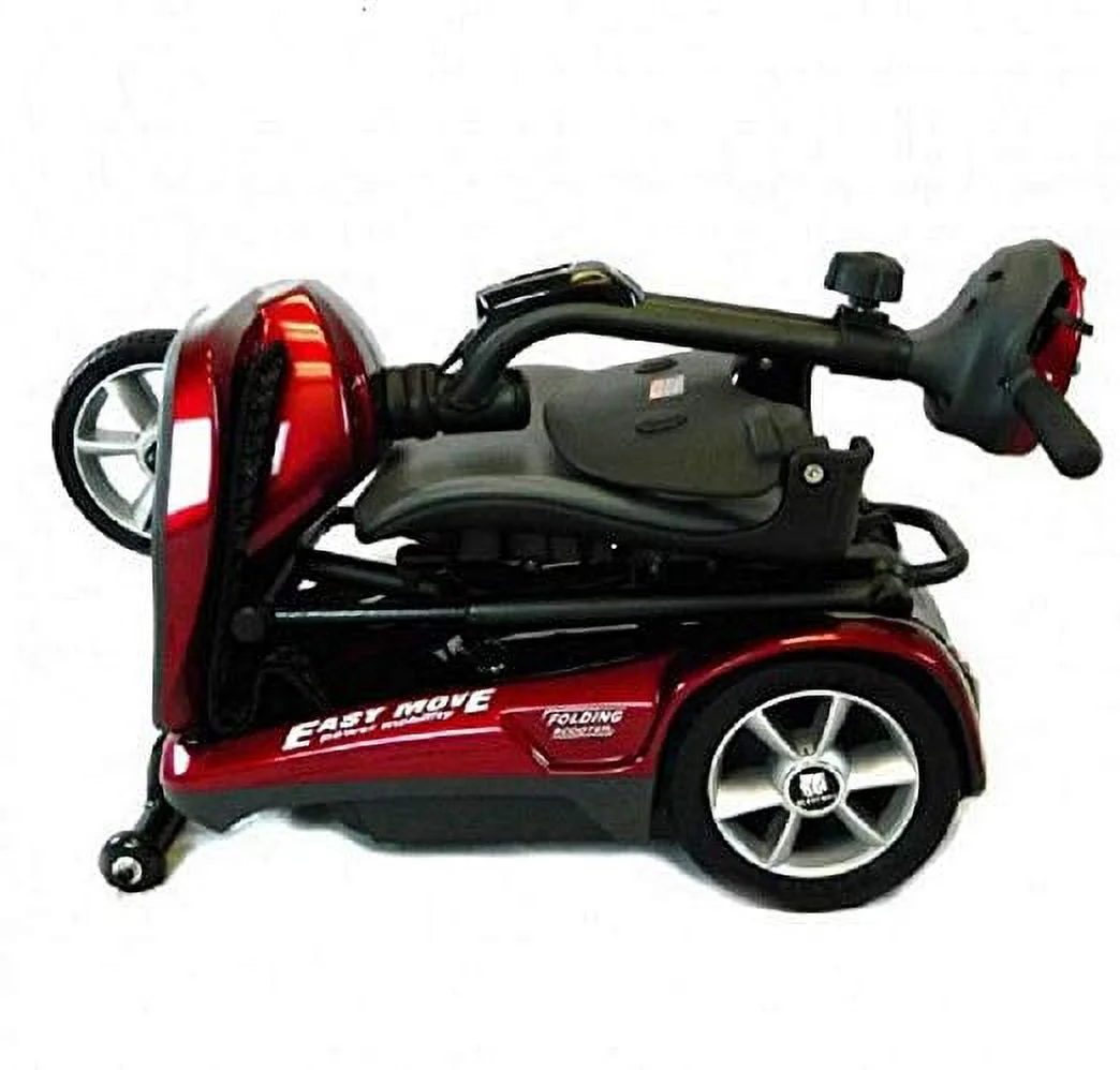 EV Rider Transport Easy Move Folding Mobility Scooter (Purple) - Electric Foldable Scooter