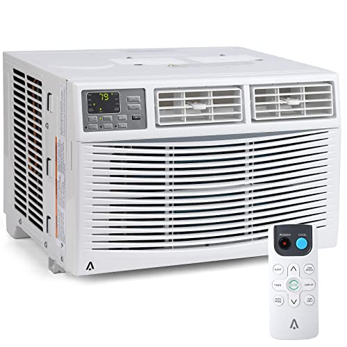 Window Air Conditioner, 8,000 BTU, Cools 350 Sq.ft, 3 Cooling & Fan Speeds, Window AC with Remote/App Control, Energy Saving, 110-115V