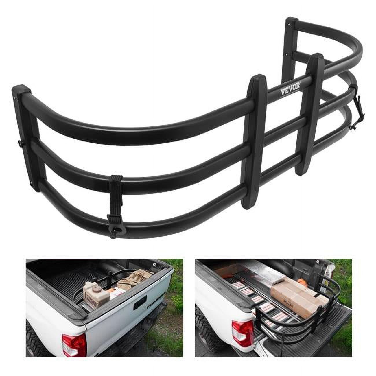 Vevor KCCKZKHSLHJ4KC60EV0 51.6-64 in. Truck Bed Extender, Aluminum Retractable Tailgate Extender for Ridgeline, Tacoma, Gladiator, Colorado & Canyon, Frontier & Ranger