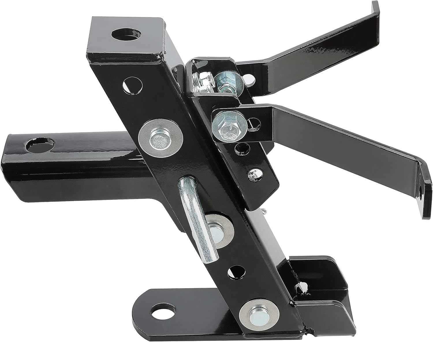 ECOTRIC Heavy Duty Adjustable Lawn Garden Tractor Hitch Steel Compatible with John Deere Pack of 2