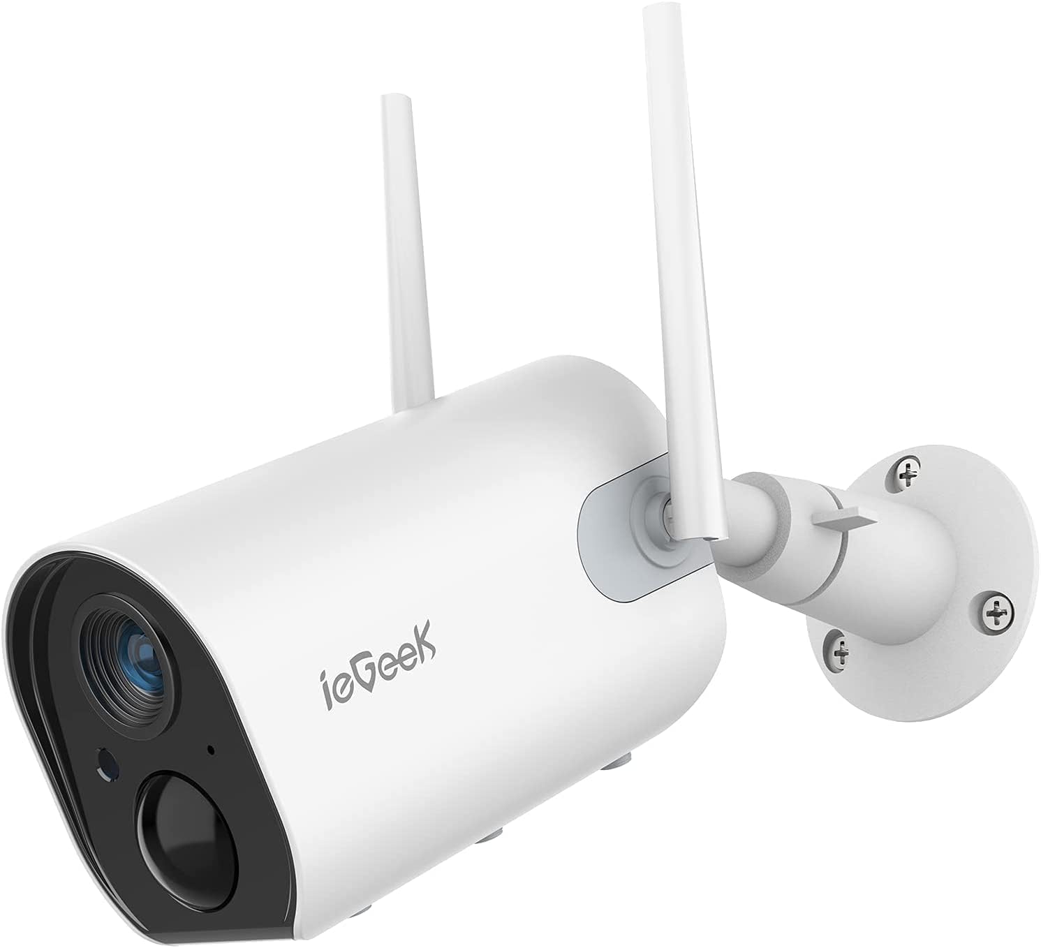 Wireless Outdoor Security Camera, WiFi Rechargeable Battery Power Wireless Cameras for Home Security, 1080P, PIR Motion Detection, Night Vision, 2-Way Talk, 4dbi Antenna, IP65, Cloud/SD