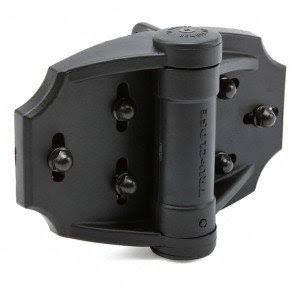 Tru Close Multi Adjust Hinge Set - Black - for Wood and Vinyl Gates