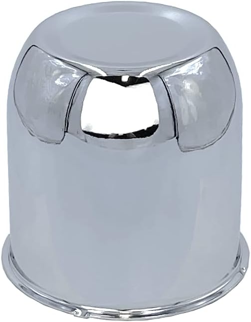 4 Chrome 5.15 Push Through Center Caps for Auto, Truck, Trailer Wheels and Rims