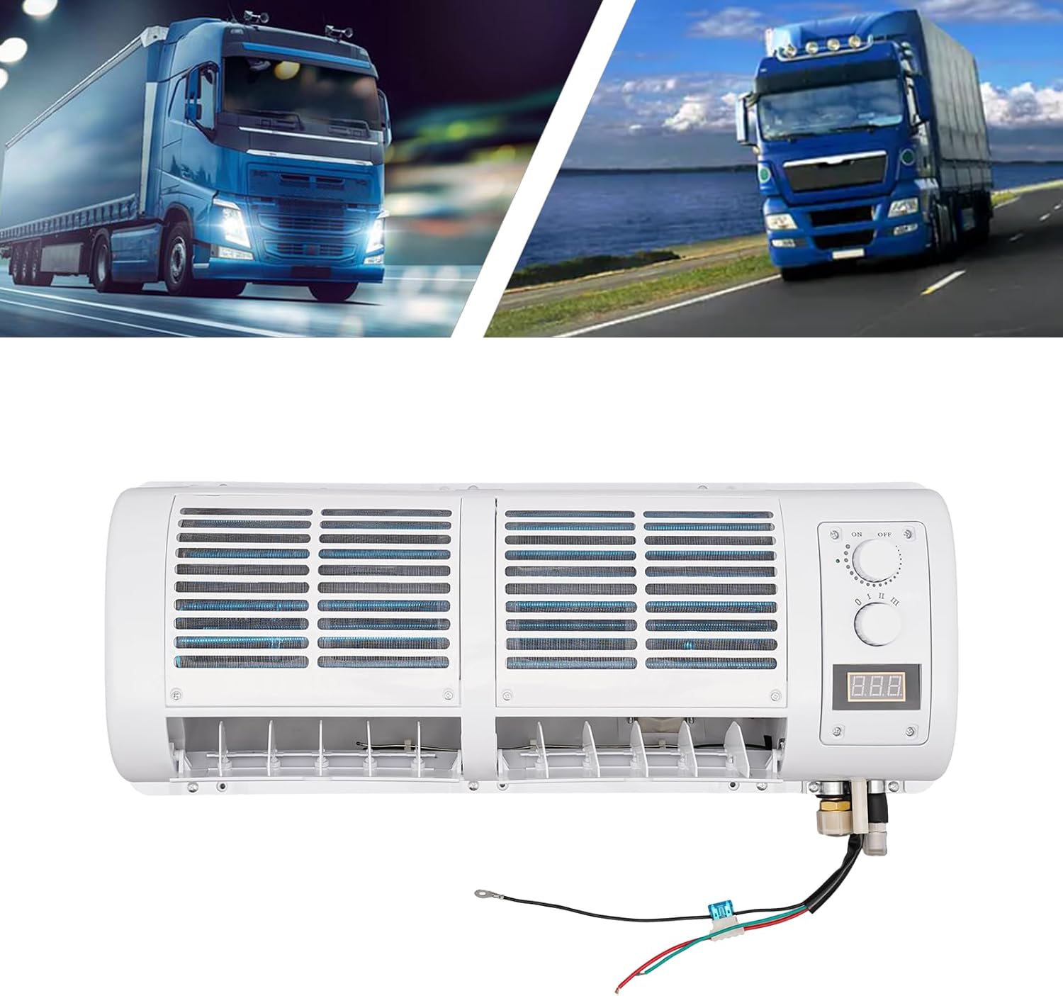 Electric Car Air Conditioner - 12V Portable Electric Car Air Conditioner Refrigeration 22525BTU/H 200W Truck Parking Air Conditioner Unit Van Portable Electric Car Refrigeration For Truck Van