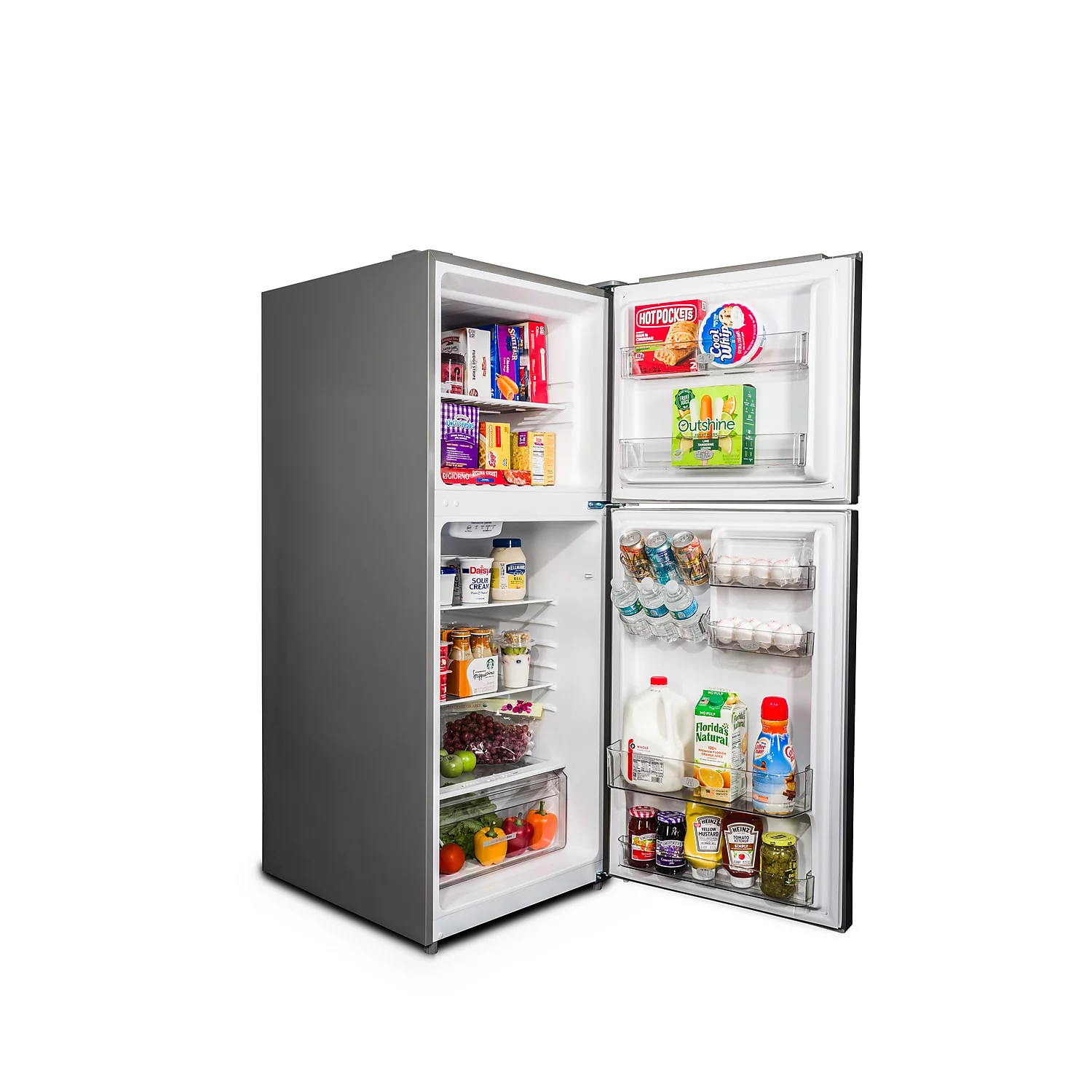Premium 11.6 cu ft Frost Free Refrigerator in Inox