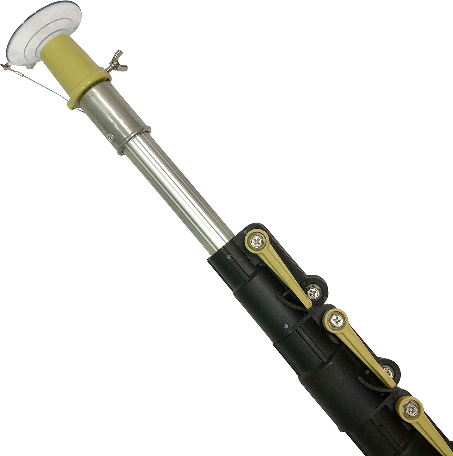 DocaPole Light Bulb Changer with 7-30 Foot Telescopic Extension Pole For High Ceilings and Recessed Lights, Suction Cup Style
