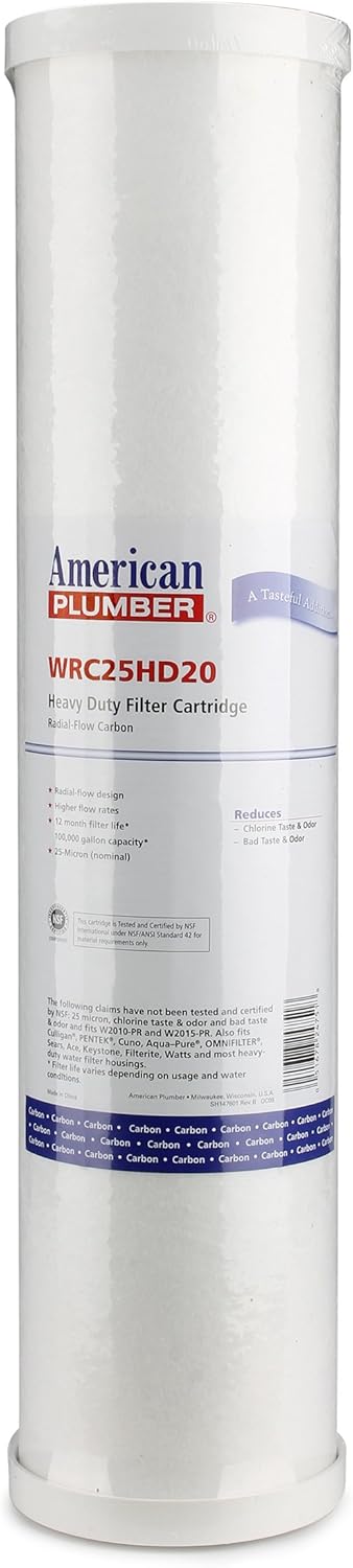 American Plumber WRC25HD20 Heavy Duty Filter Cartridge