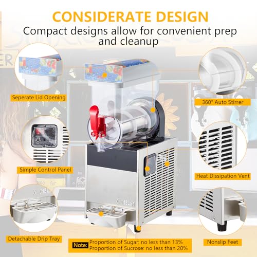 Garvee Commercial Slushy Machine