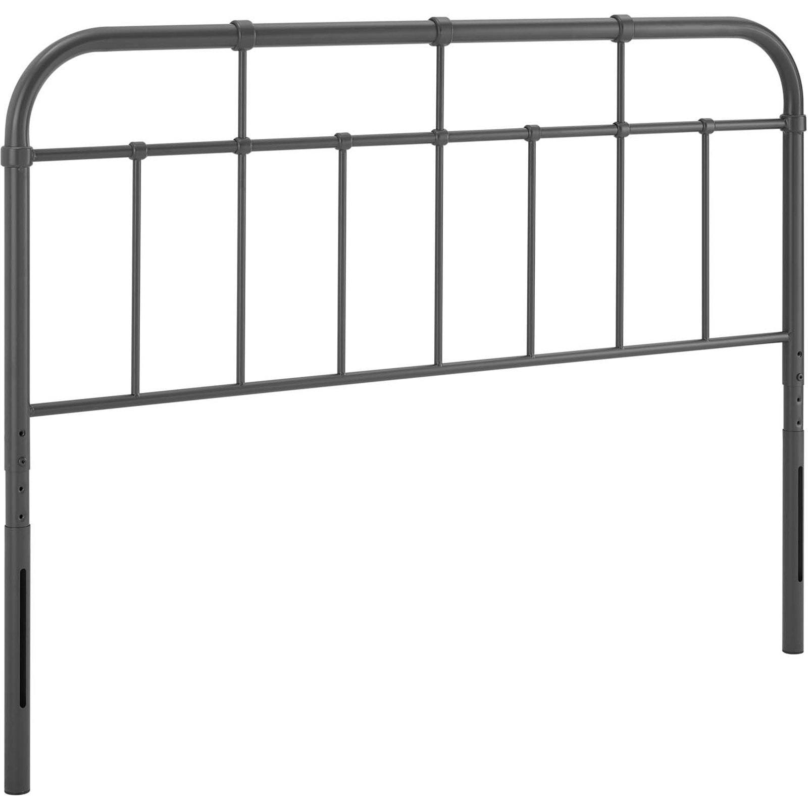 Modway Alessia King Metal Headboard - Gray