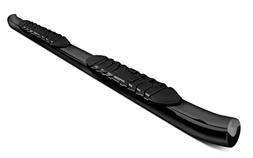 Ionic Pro Series 5x22 Black Curved Nerf Bars 2001-2013 Chevy Silverado GMC Sierra Crew Cab