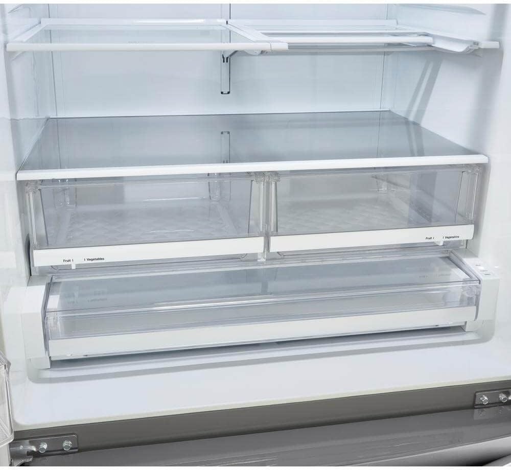 22 cu ft. Smart Counter Depth Double Freezer Refrigerator