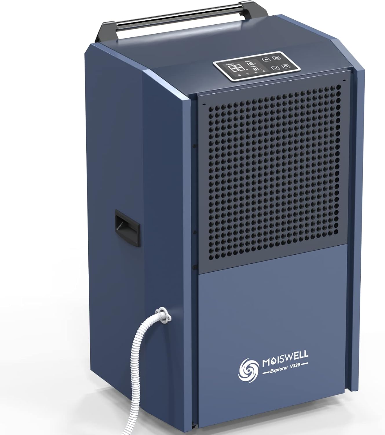 305 Pint Commercial Dehumidifier for Industrial Sites, Commercial-Grade Dehumidifiers with Drain Hose for Large Spaces Basements, Warehouse, Flood Water Damage Restoration, 5-Year Warranty