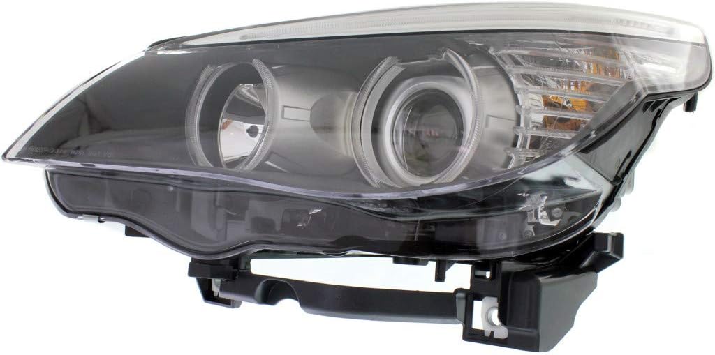 For BMW 5 Series 2008-2010 Headlight Assembly Halogen Passenger Side