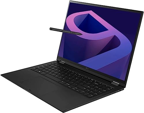 LG Gram 16 2-in-1 Laptop 2023 16" WQXGA IPS Touchscreen 12-Core Intel i7-1360P 32GB LPDDR5 1TB SSD Intel Iris Xe Graphics Thunderbolt 4 Wi-Fi 6E Backlit KB Fingerprint Win 11 Home Pen w/ONT 32GB USB