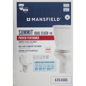 Mansfield Summit SmartHeight Complete Toilet White 4385Ctk