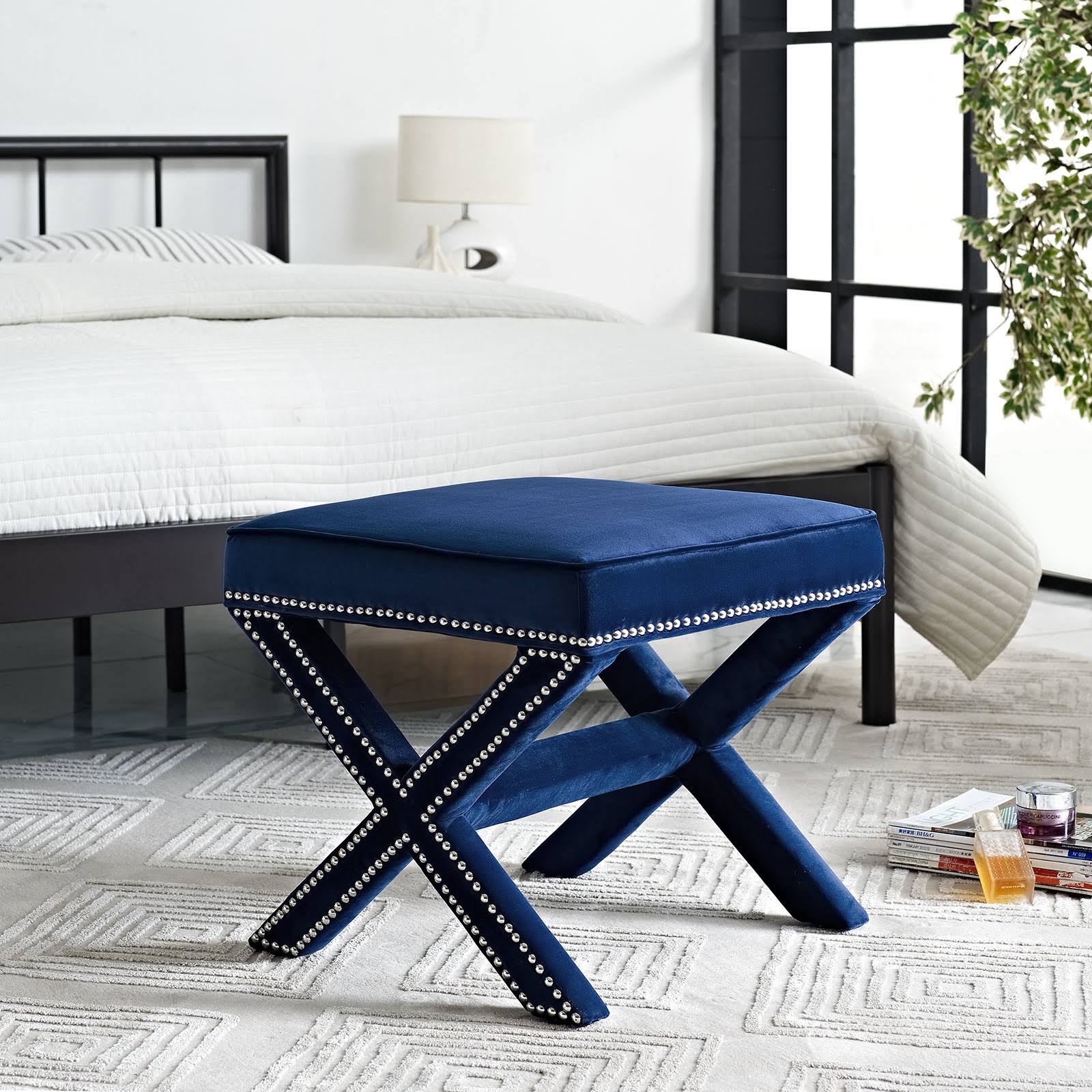 Modway Ivory Rivet Bench