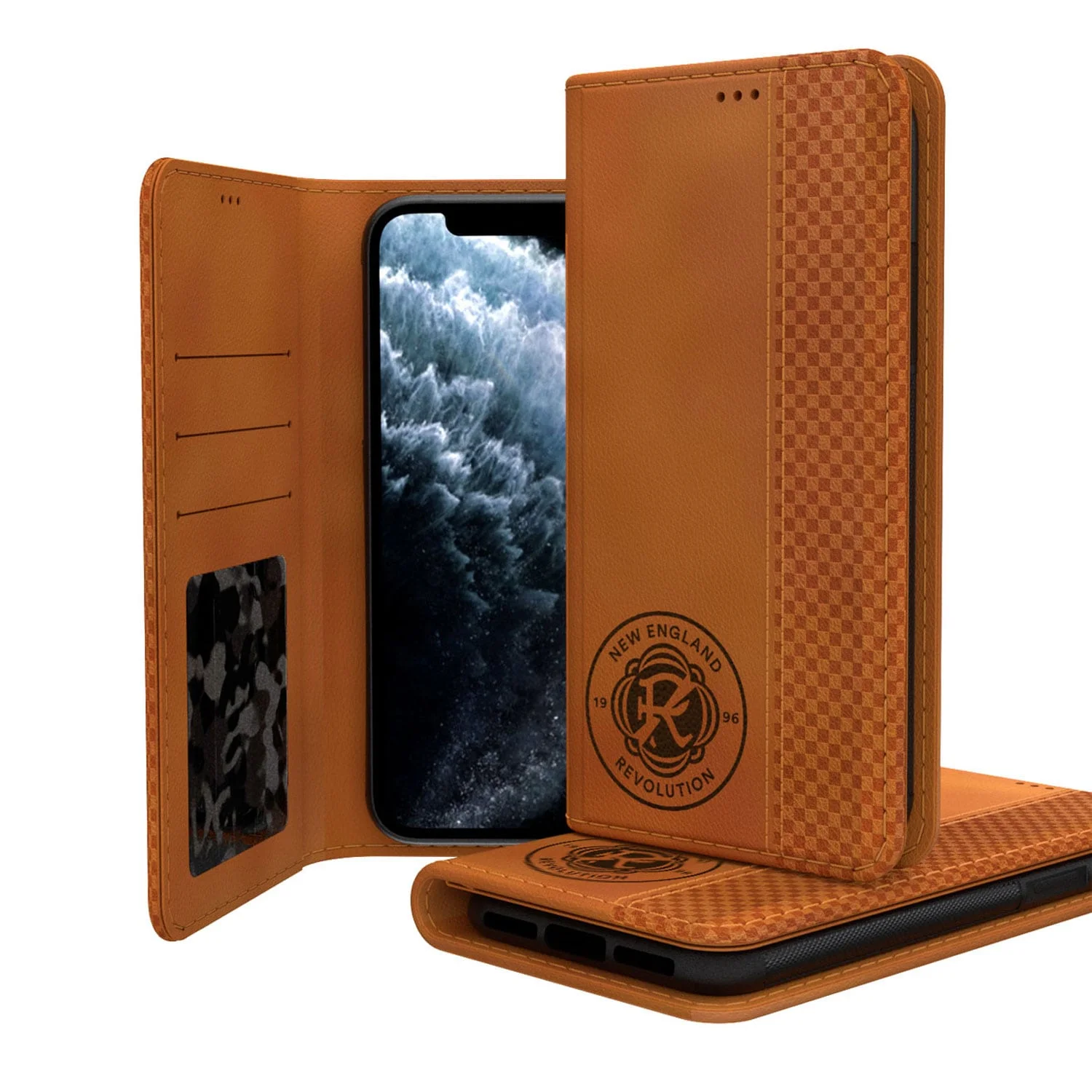 New England Revolution iPhone Folio Burn Case
