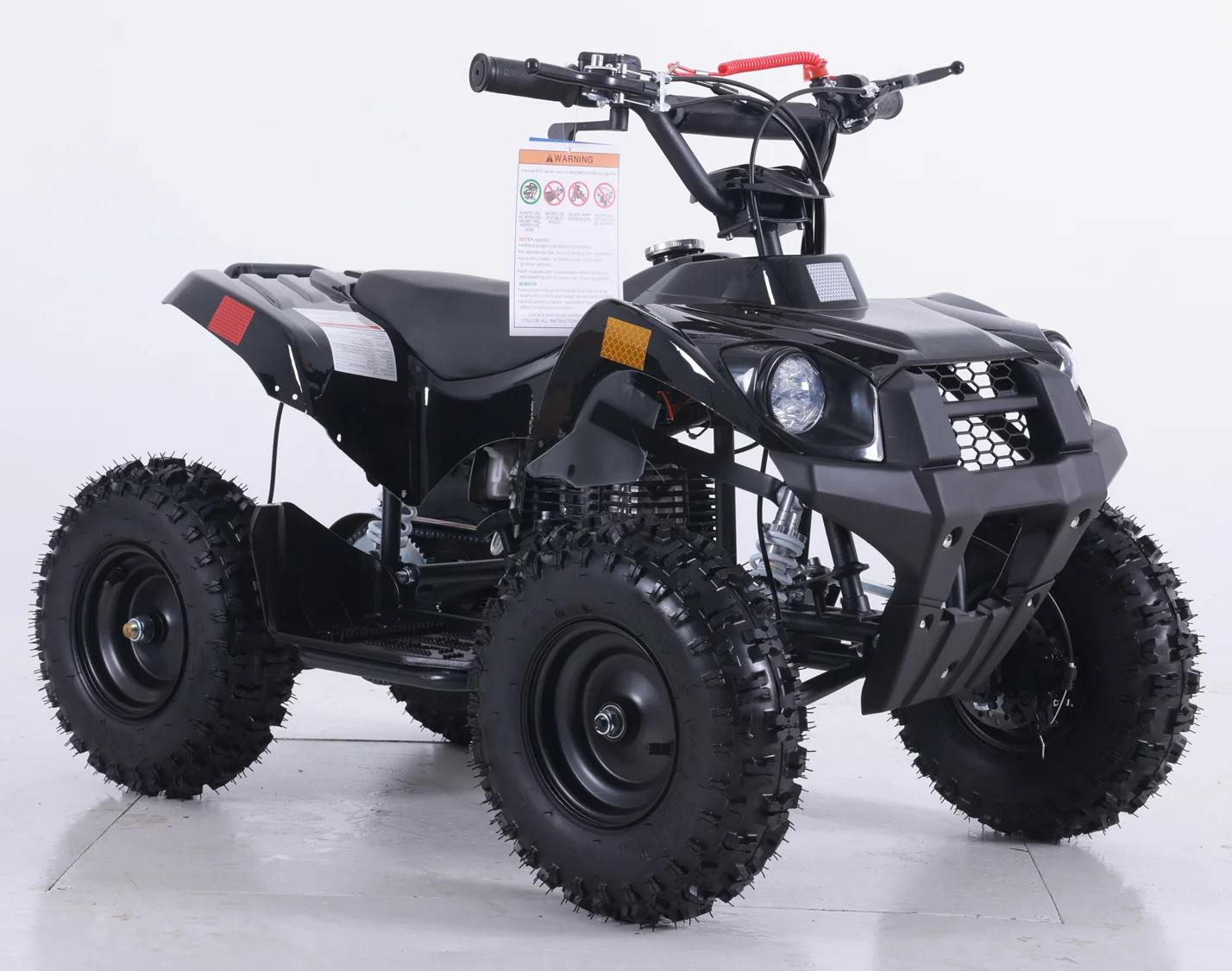 Tao Motor Brand New Mini Tforce 40cc Gas Mini ATV for Kids with Pull Start 4 Stroke Disc Brake 6“ Tires , Black - Curated Treasures Market
