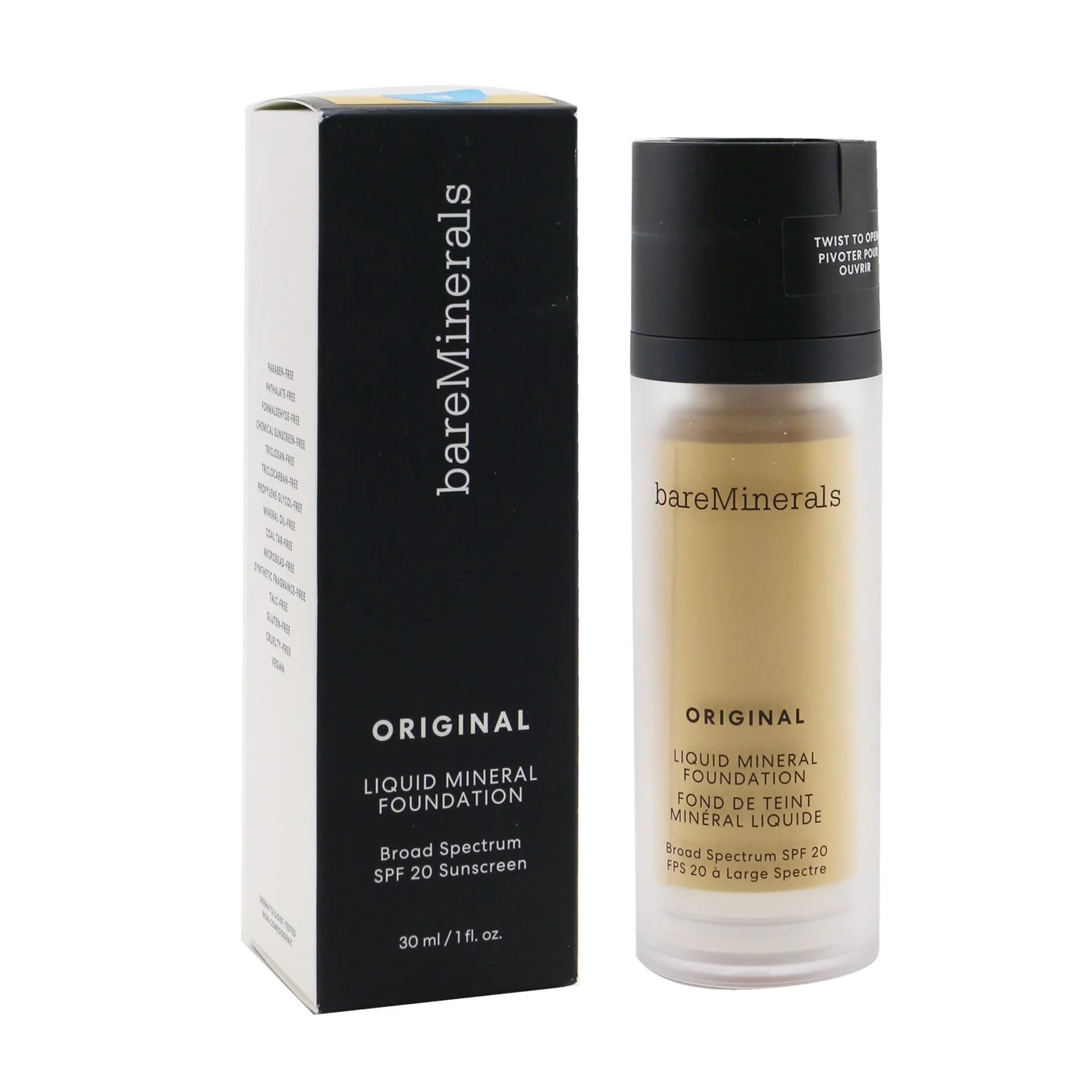 BareMinerals Original Liquid Mineral Foundation SPF 20 - # 11 Soft Medium (For Very Light Cool Skin With A Pink Hue) 30ml/1oz